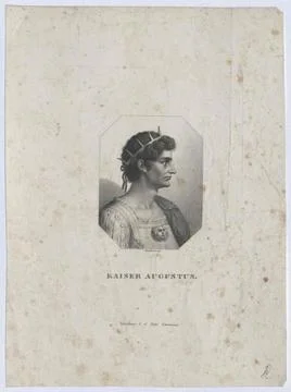 Augustus, Caius Octavius Radiers: BookHorn, Ludwig Delents: ABOUT SCHUMA. Stock Photos