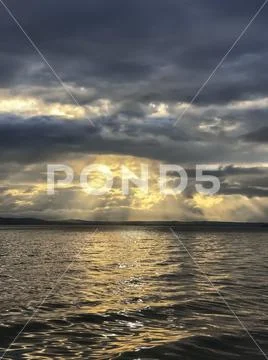 Auke Bay at sunset,Juneau, Alaska, United States of America Stock Photos