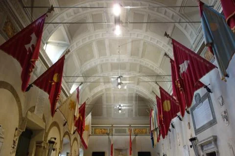 Aula Giulio Cesare in Rome Stock Photos
