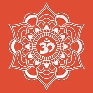 Aum sign Illustrazione stock