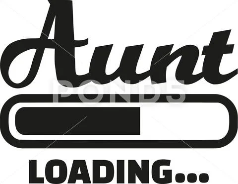 Aunt loading Stock Illustration