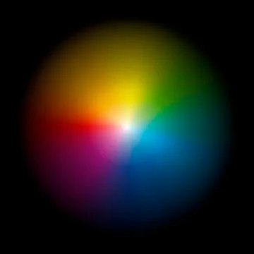 Aura Black Gradient Circle Stock Illustration