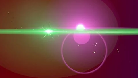 Aura Glow Light Flare Stock Illustration