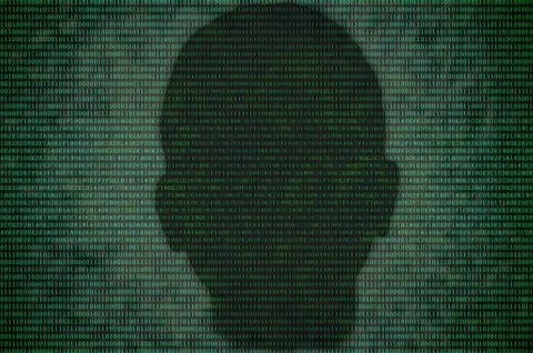 Aura matrix substrate. Stock Illustration