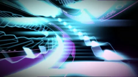 Aural Slip Live VJ Loop Animation Graphics Stock Footage 56451845