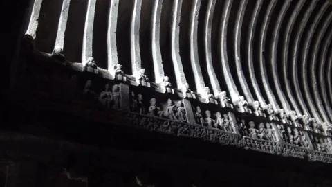 AURANGABAD-BUDDHA 스톡 동영상 128578435