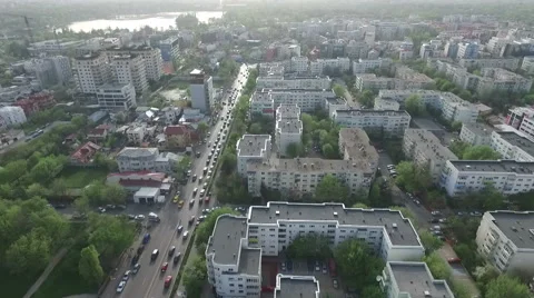 Aurel Vlaicu buildings Video stock 63087703