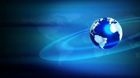AUREOLES and WORLD MAP Stock Footage 827570