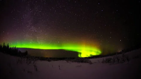 Aurora 09.02.2013 Stock Footage 32255839