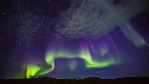 Aurora, Alaska Video stock 105330707