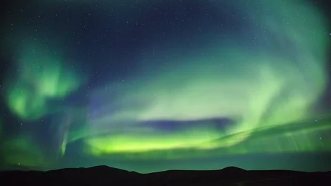 Aurora, Alaska, USA Video stock 127953509