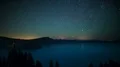 Aurora and Perseid Meteor Shower in Crater Lake National Park 4k or 4k+ Resolution