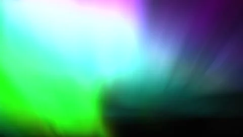 Aurora Borealis Animation Light on Black Background Stock Footage 340236994