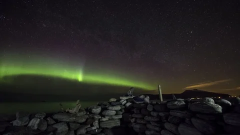 Aurora Borealis from Barevika Stock Footage 87953037
