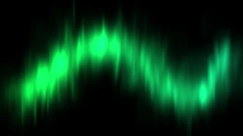 Aurora borealis on a black background Stock-Footage 252830777