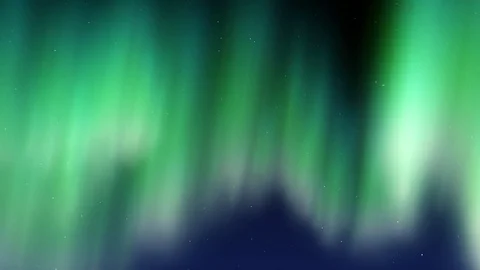 Aurora Borealis Cool Blue Flythrough Motion Background 库存影片 81323292