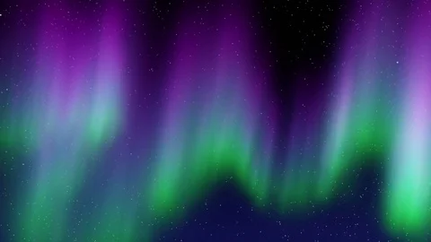Aurora Borealis Flythrough Motion Background Stock Footage 81323299