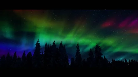 Aurora Borealis Video stock 58925168