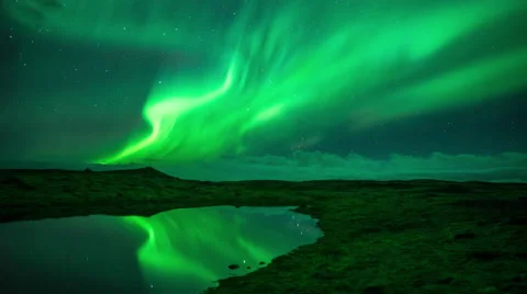 Aurora Borealis Stock-Footage 68956277