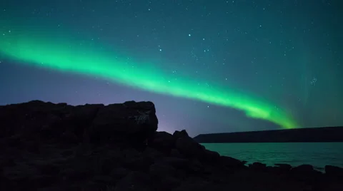Aurora Borealis Stock-Footage 68957350