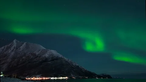 Aurora Borealis Stock Footage 120147581