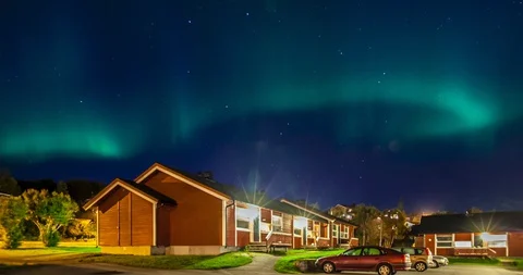 Aurora Borealis Stock Footage 130084133