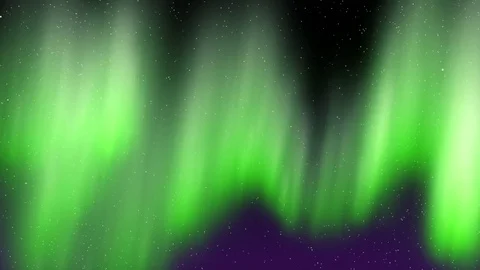 Aurora Borealis Green Flythrough Motion Background Stock Footage 81323294