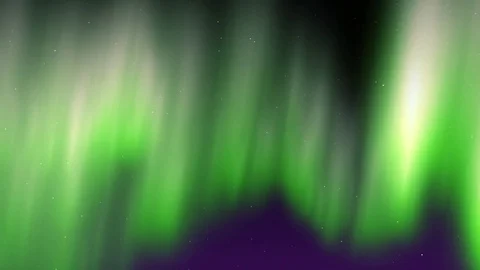 Aurora Borealis Green Motion Background Stock Footage 81323285