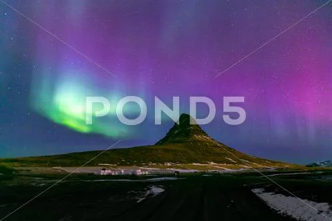 Aurora borealis Iceland Stock Photos