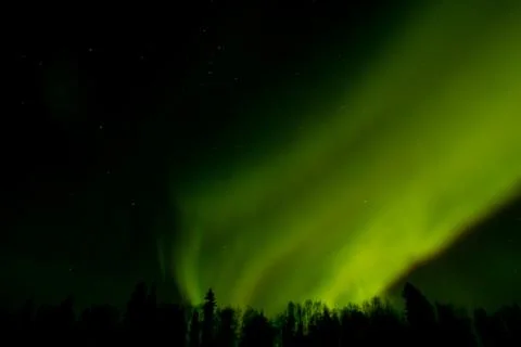 Aurora Borealis, Lapland Stock Photos