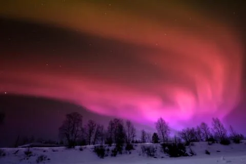 Aurora Borealis, Lapland Stock-Fotos