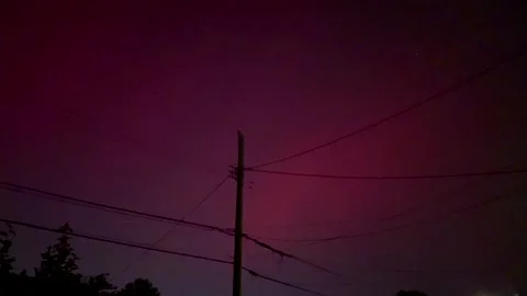 Aurora Borealis Night Stock Footage 291298754
