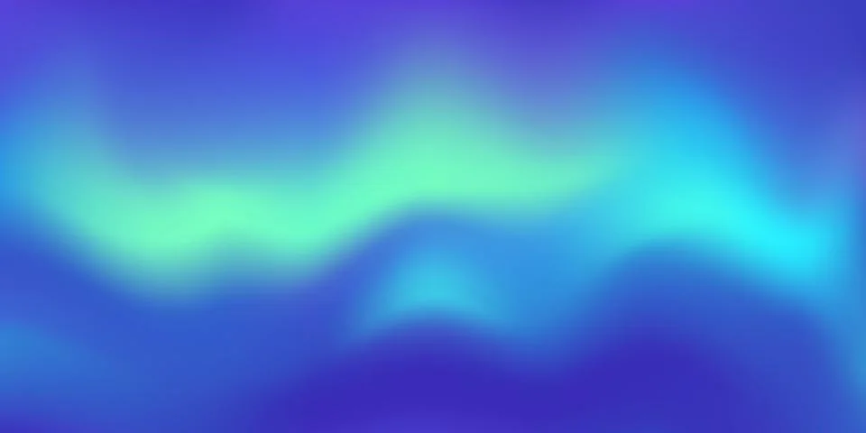 Aurora borealis northern light gradient background Stock Illustration