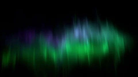 Aurora Borealis / Northern Lights On Black Background. Stock Footage 80224005