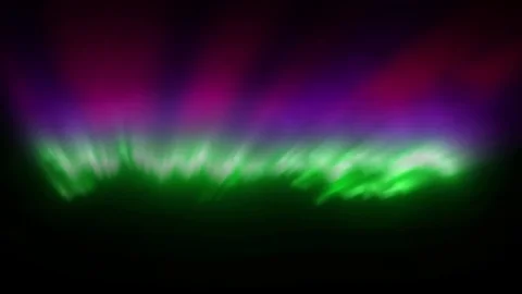 Aurora borealis northern lights element composite overlay 4k Stock Footage