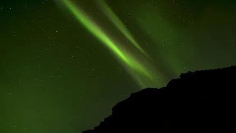Aurora borealis - the northern lights Stock Photos