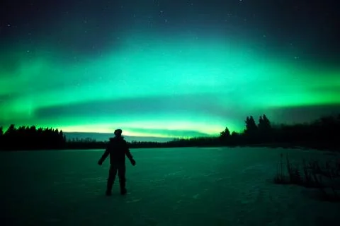 Aurora borealis Stock Photos