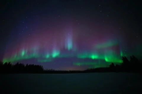 Aurora borealis Stock Photos