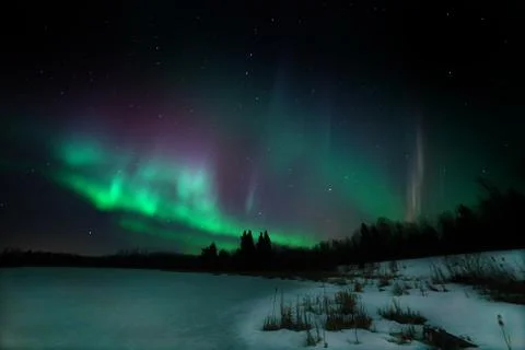Aurora borealis Stock Photos
