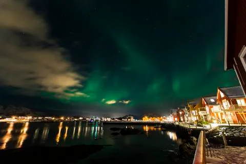 Aurora Borealis 스톡 사진