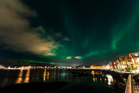 Aurora Borealis 스톡 사진