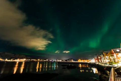Aurora Borealis 스톡 사진