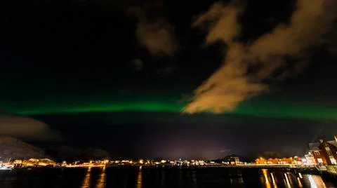 Aurora Borealis 스톡 사진
