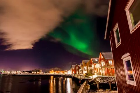 Aurora Borealis 스톡 사진