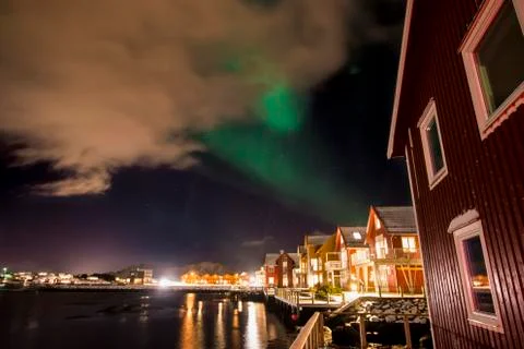 Aurora Borealis 스톡 사진