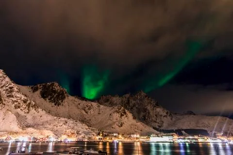 Aurora Borealis 스톡 사진