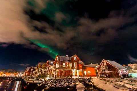 Aurora Borealis 스톡 사진