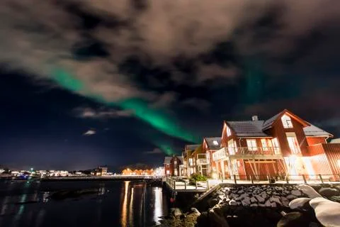 Aurora Borealis 스톡 사진