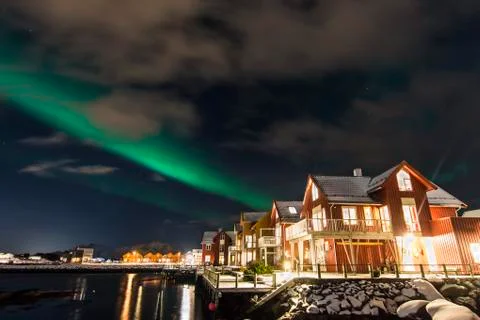 Aurora Borealis 스톡 사진