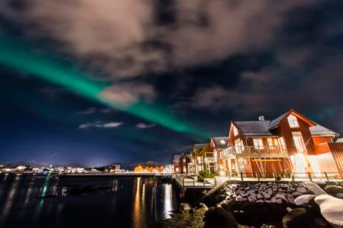 Aurora Borealis 스톡 사진